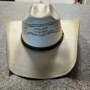 Straw cowboy hat